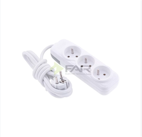 FAR TOPRAKLI PRİZ 3 LÜ 3 MT / 12 